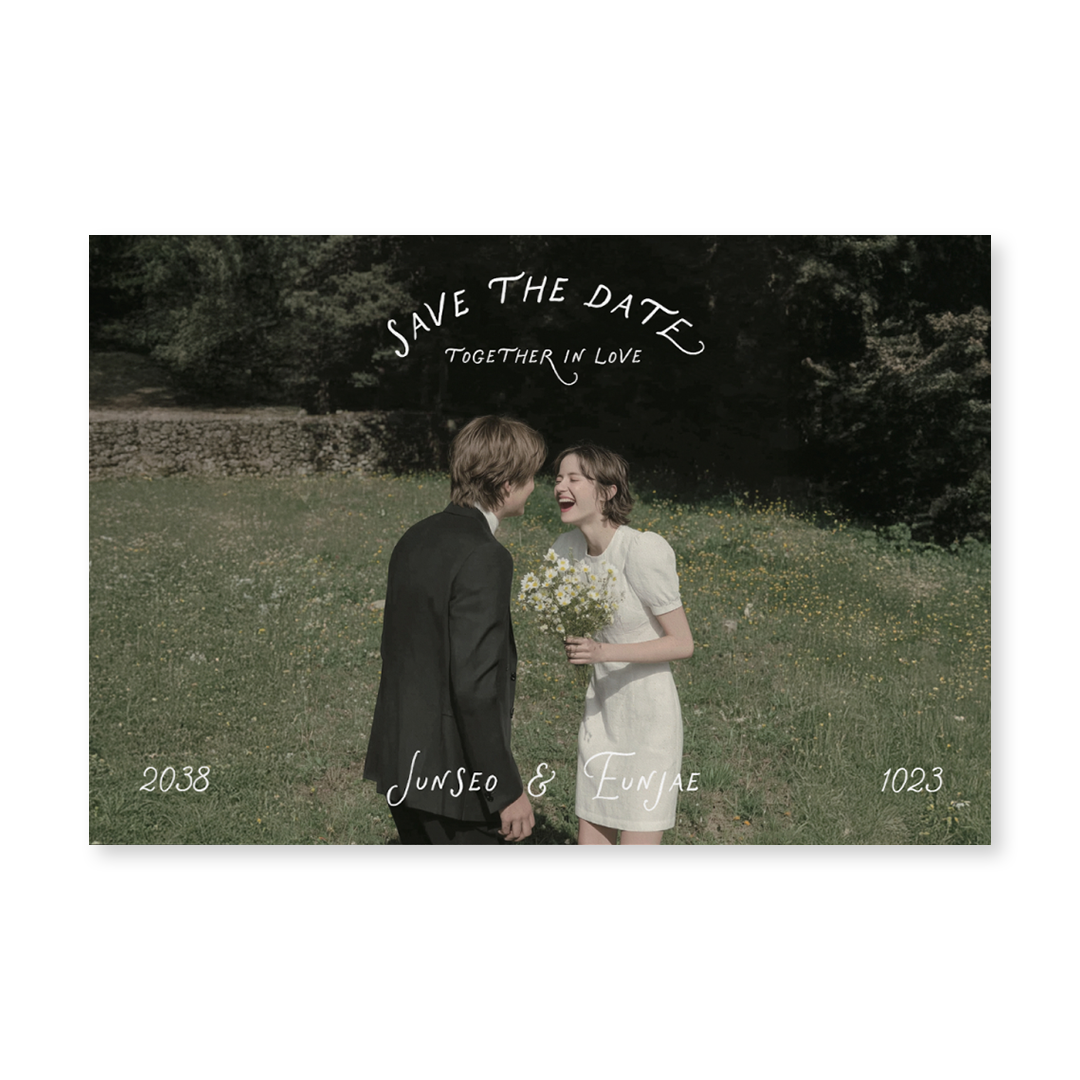 Together In Love 청첩장