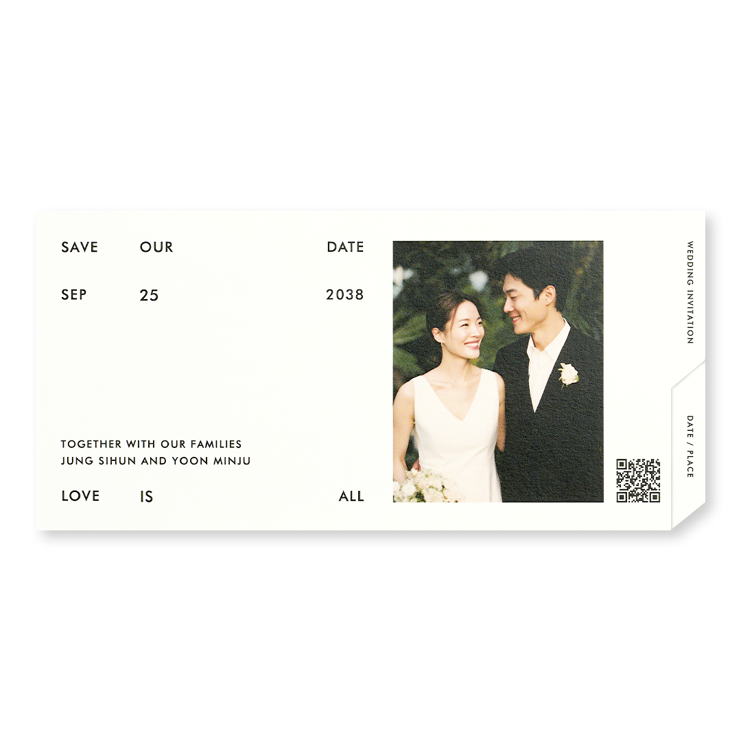Wedding Ticket 청첩장