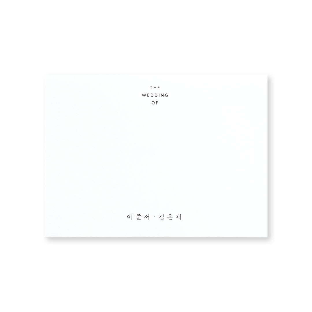 더 웨딩 오브 판매인기순 청첩장