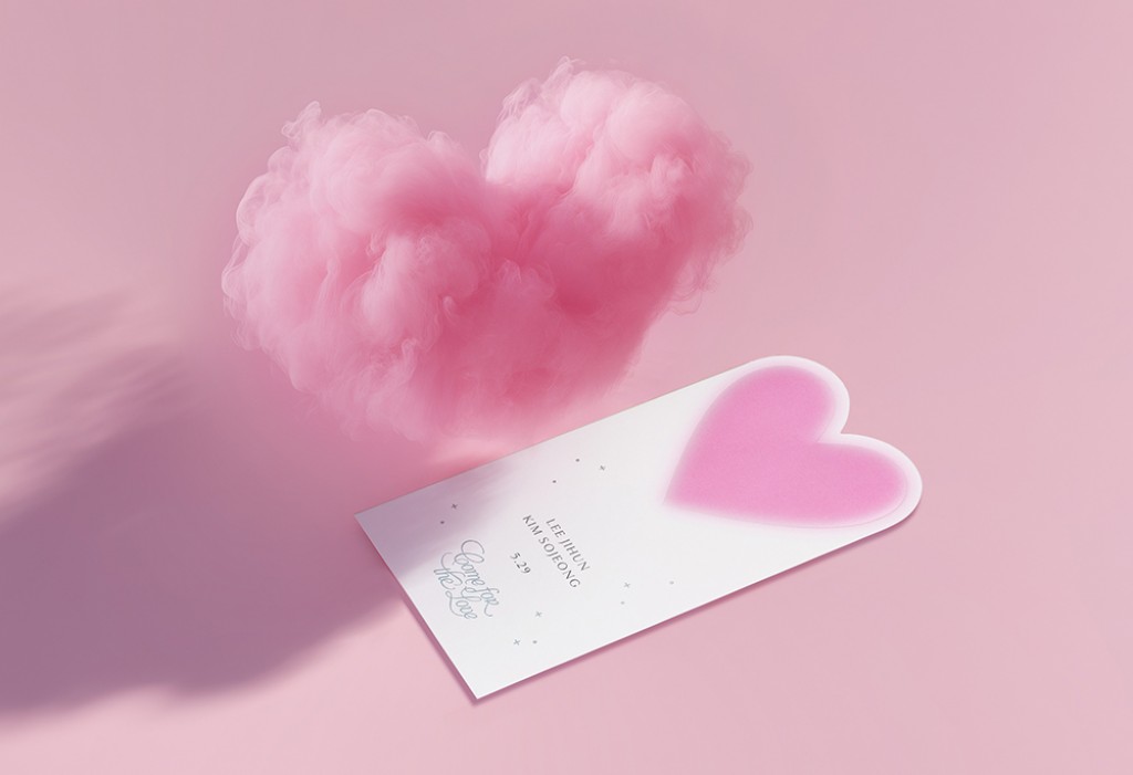 핑크빛 약속 청첩장 미리보기 3