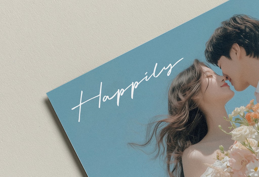 Blue Bloom 청첩장 미리보기 3