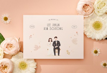 관련 상품 두근두근, 신혼생활 청첩장