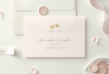 관련 상품 로지 핑크 청첩장