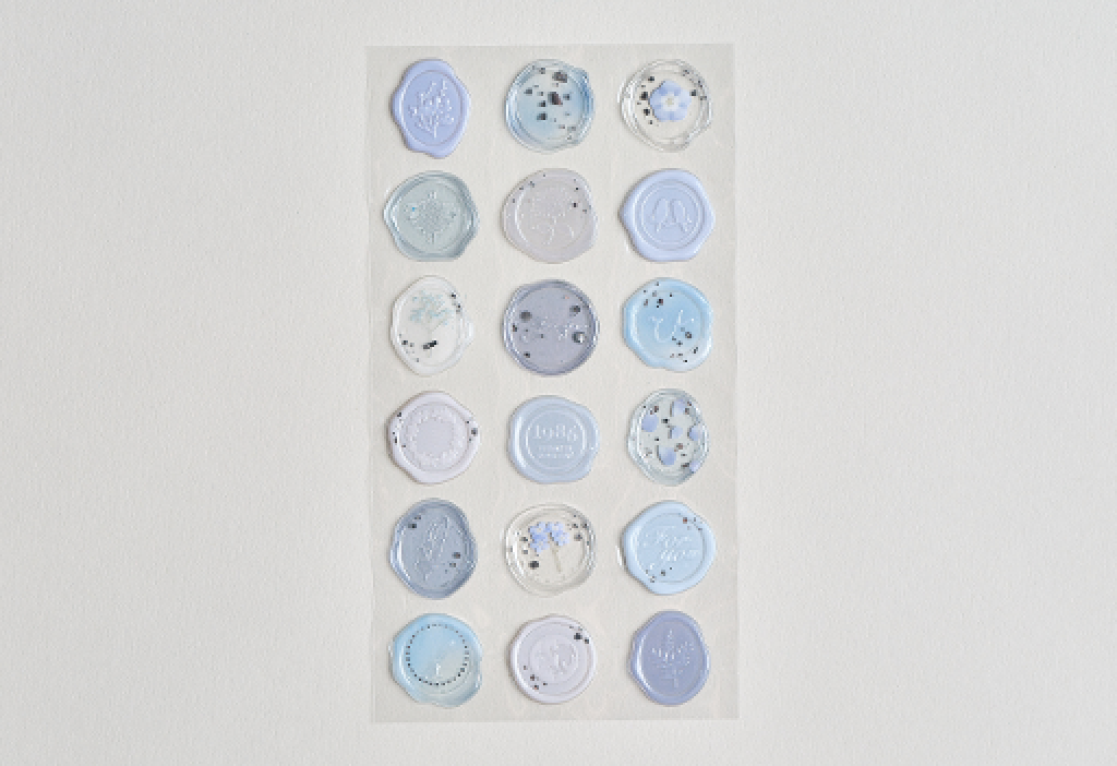 더스티 블루_블렌딩 실링스티커 기본 이미지