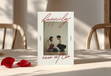 관련 상품 Happily Ever After 청첩장
