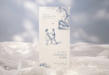 관련 상품 서로만의 동화 청첩장