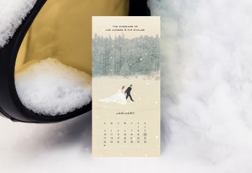 관련 상품 겨울 숲의 약속 청첩장