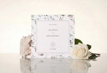 관련 상품 세이지 보타닉 청첩장