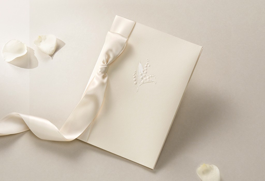 혼인서약서/성혼선언문 (리본) 기본 이미지