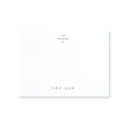 더 웨딩 오브 높은가격순 청첩장